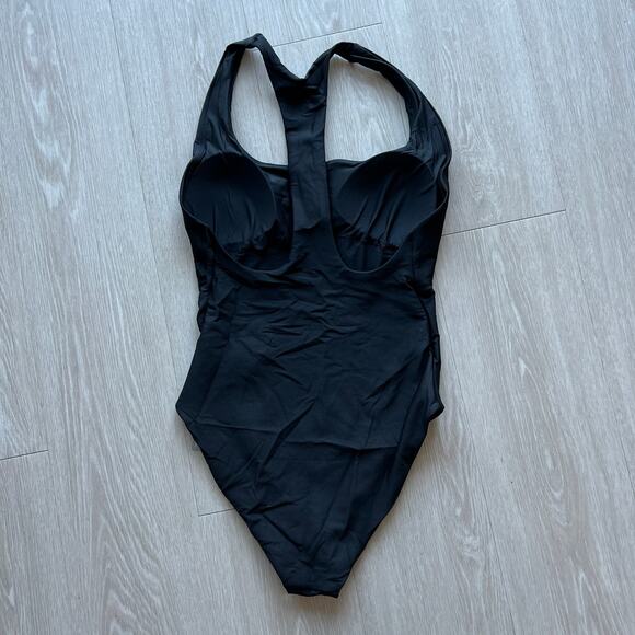 J Crew Gail One Piece In Classic Sculpt Swimsuit 10 Black - Picture 4 of 7